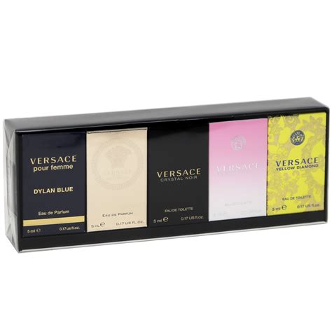 versace 5 peice gift set|Versace aftershave set.